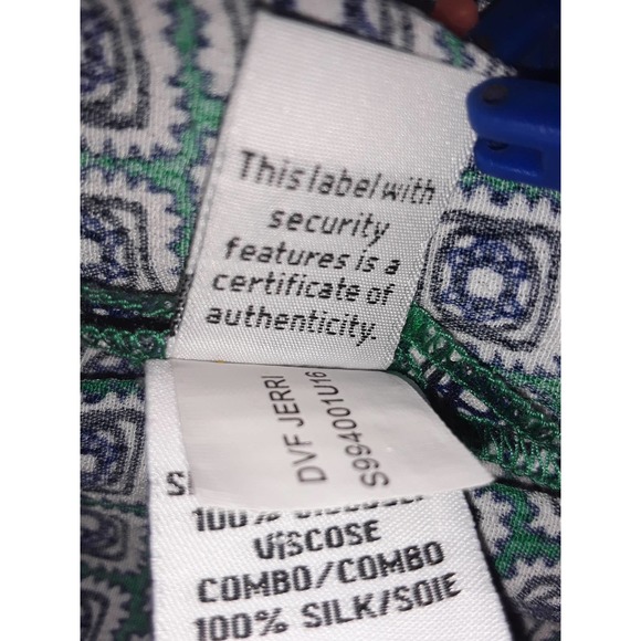 Diane von Furstenberg JERRI Bold Print Dressy Silk Short Shorts P - Picture 6 of 7